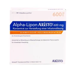 Alpha Lipon Aristo 600 mg Konzentrat zur Herstellung einer Infusionslösung, 5X24 ml