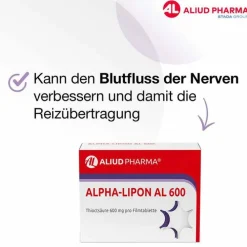 Aliud Pharma ALPHA-LIPON AL 600 Filmtabletten, 30 St><noscript><img width=