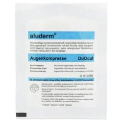 Aluderm Augenkompresse Duocu, 1 St> Augenverbände & -Pflaster