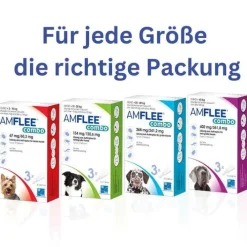 Amflee combo 268/241,2 mg Lösung zum Auftropfen für Hunde 20-40 kg, 3 St><noscript><img width=