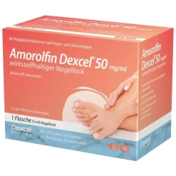 Dexcel Amorolfin ® 50 mg/ml wirkstoffhaltiger Nagellack, 5 ml> Nagelpilz Lack