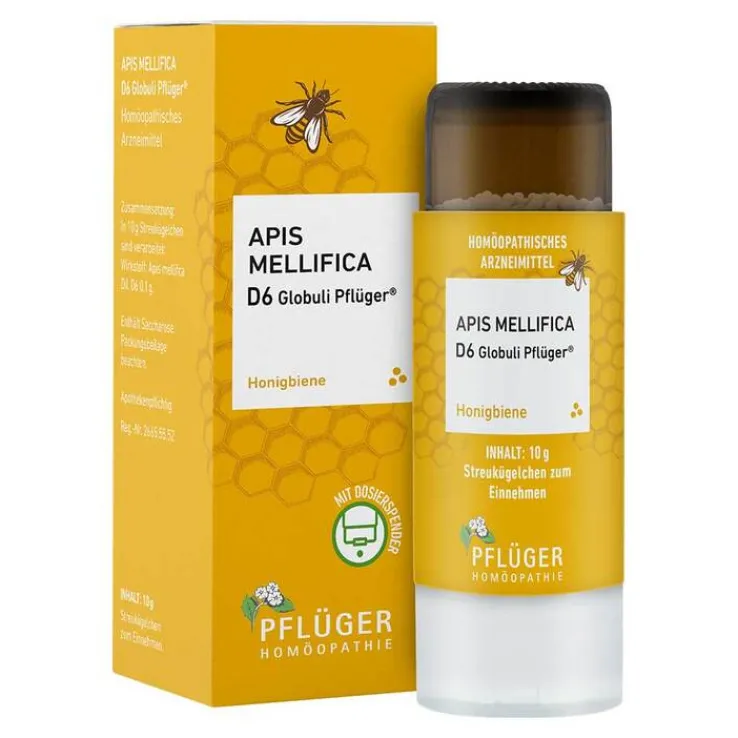 Apis mellifica D6 Globuli Pflüger Dosierspender, 10 g