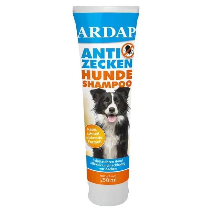 ARDAP Anti-Zecken Shampoo für Hunde, 250 ml> Flöhe, Zecken & Co.