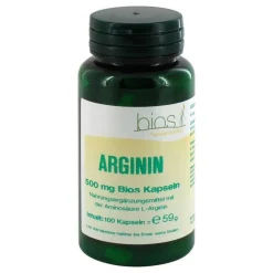 Bios Medical Services Arginin 500 mg Bios Kapseln, 100 St> Aminosäuren
