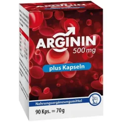 Arginin 500 mg Plus Kapseln, 90 St
