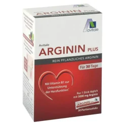 Avitale Arginin Plus Vitamin B1 + B6 + B12 + Folsäure Sticks, 30X5.9 g> Vitamine Fürs Herz|Aminosäuren