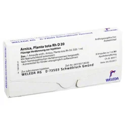 Weleda Arnica Planta Tota RH D 20 Ampullen, 8X1 ml> Verletzungen
