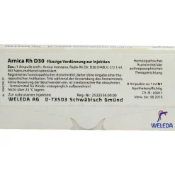 Weleda Arnica RH D 30 Ampullen, 8X1 ml> Verletzungen