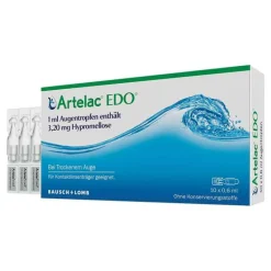 Artelac ® EDO® Augentropfen, Tränenersatzmittel, 10X0.6 ml> Augentropfen Trockene Augen