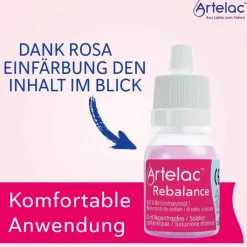Artelac® Rebalance Augentropfen für gereizte trockene Augen, 10 ml