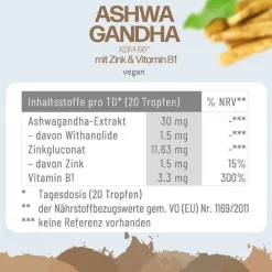 CannSol Ashwagandha Mit Zink & Vitamin B1 Tropfen zum Einnehmen , 30 ml><noscript><img width=