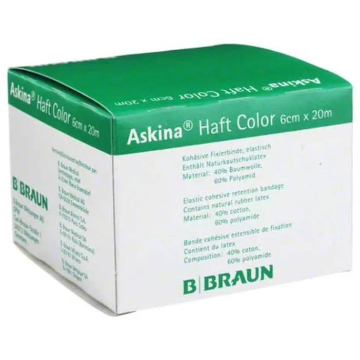 Askina Haftbinde Color 6cmx2, 1 St