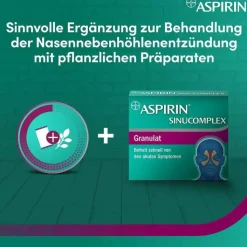 Aspirin SinuComplex 500 mg/30 mg Granulat Suspension - Herstellung Beutel , 10 St