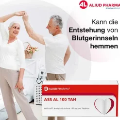 Aliud Pharma ASS AL 100 TAH Tabletten, 50 St> Blutverdünner Medikamente|Acetylsalicylsäure (Ass)