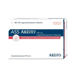 ASS Aristo 100 mg magensaftresistente Tabletten, 100 St