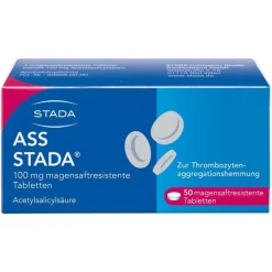ASS STADA 100 mg magensaftresistente Tabletten, 50 St