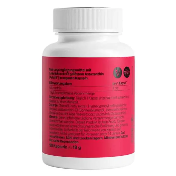 Zein Pharma Astaxanthin 4 mg pro Kapsel, 90 St> Astaxanthin