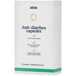Atida Anti-Durchfall-Kapseln, 30 St> Durchfallmittel