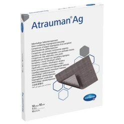 Atrauman Ag 10x10 cm steril Kompressen, 10 St> Sterile Kompressen