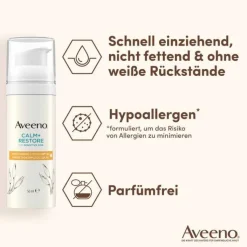 Aveeno Calm + Restore Hafer Tagespflege Creme LSF 50, 50 ml