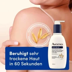 Aveeno Skin Relief Bodylotion, 300 ml> Trockene & Sensible Haut|Körpermilch & Lotionen