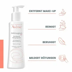 Avene Antirougeurs Clean beruhigende Reinigungsmilch, 200 ml> Neurodermitis Basispflege|Rötungen