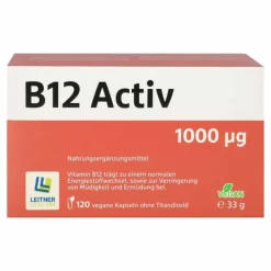 B12 Activ 1000 µg Kapseln, 120 St> Vitamin B12 (Cobalamin)