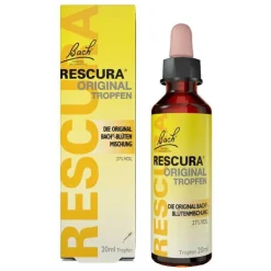Bachblüten Original Rescura Tropfen mit Alkohol, 20 ml