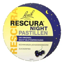 Rescura Bachblüten Original Night Pastillen schwarze Johannisbeere, 50 g> Bachblütentropfen