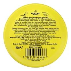 Rescura Bachblüten Original Night Pastillen schwarze Johannisbeere, 50 g><noscript><img width=