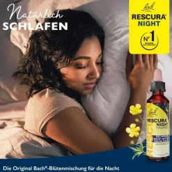 Bachblüten Original Rescura Night Tropfen alkoholfrei, 20 ml