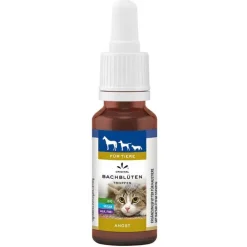 Bachblüten Tiere Tropfen Angst, 20 ml> Beruhigungsmittel Katze|Beruhigungsmittel Hund