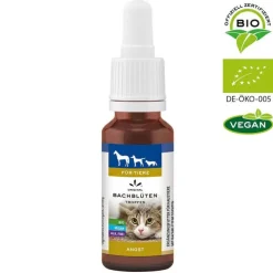 Bachblüten Tiere Tropfen Angst, 20 ml> Beruhigungsmittel Katze|Beruhigungsmittel Hund