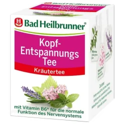 Bad Heilbrunner Kopf-Entspannungs Tee Filterbeutel, 8 St