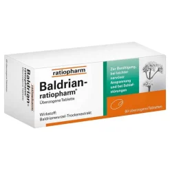 Baldrian ratiopharm überzogene Tabletten, 60 St
