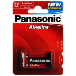 Panasonic Batterien Alkali 9V-Block 6LR61AP, 1 St> Batterien