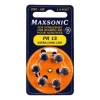 Maxsonic Batterien für Hörgeräte PR13, 6 St> Batterien