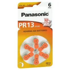 Batterien für Hörgeräte Panasonic PR 13, 6 St