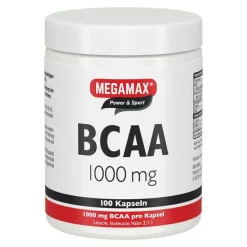 Bcaa 1.000 mg Megamax Kapseln, 100 St