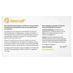 Beecraft Gelee Royale Kapseln mit Manuka-Honig, 60 St