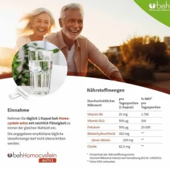 Beh Homocystein extra Kapseln, 90 St