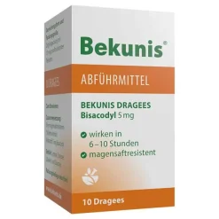 Bekunis Dragees Bisacodyl 5 mg, 10 St> Abführmittel