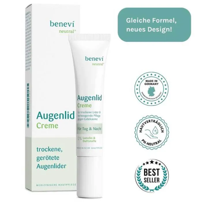 Benevi Neutral Augenlid-Creme, 15 ml> Augenpflege