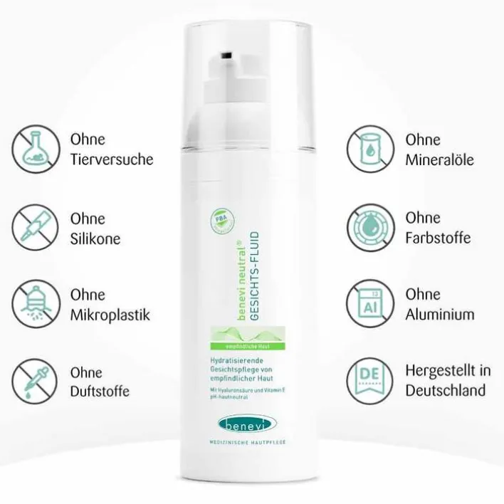 Benevi Neutral Gesichts-Fluid, 50 ml> Tagespflege|Rötungen