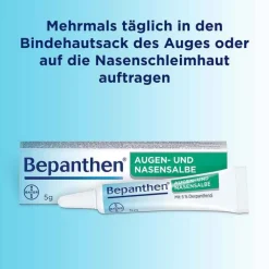 Bepanthen Augen- und Nasensalbe zur Förderung der Wundheilung, 5 g><noscript><img width=