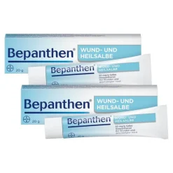 Bepanthen Wund- und Heilsalbe bei oberflächlichen Hautverletzungen, 2x20 g> Wund- & Heilsalbe