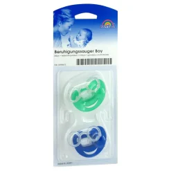 Beruhigungssauger Kirsche Silikon Boy 6 - 18 M., 2 St
