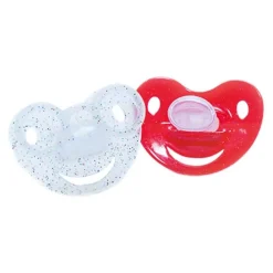 Beruhigungssauger Kirsche Silikon Girl 0 - 6 M., 2 St> Schnuller