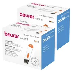 Beurer blutzucker-teststreifen GL44, GL50, GL50 ev, 2x100 St> Blutzuckertests|Teststreifen