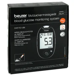 Beurer GL44 mmol / l Blutzuckermessgerät, 1 St> Blutzuckermessgerät